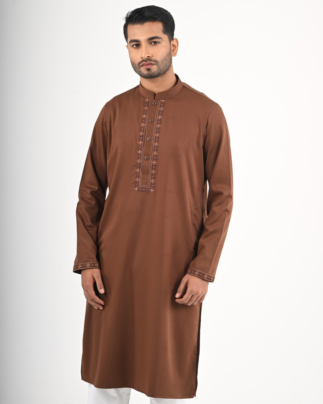 Signature Panjabi - Chocolate Brown