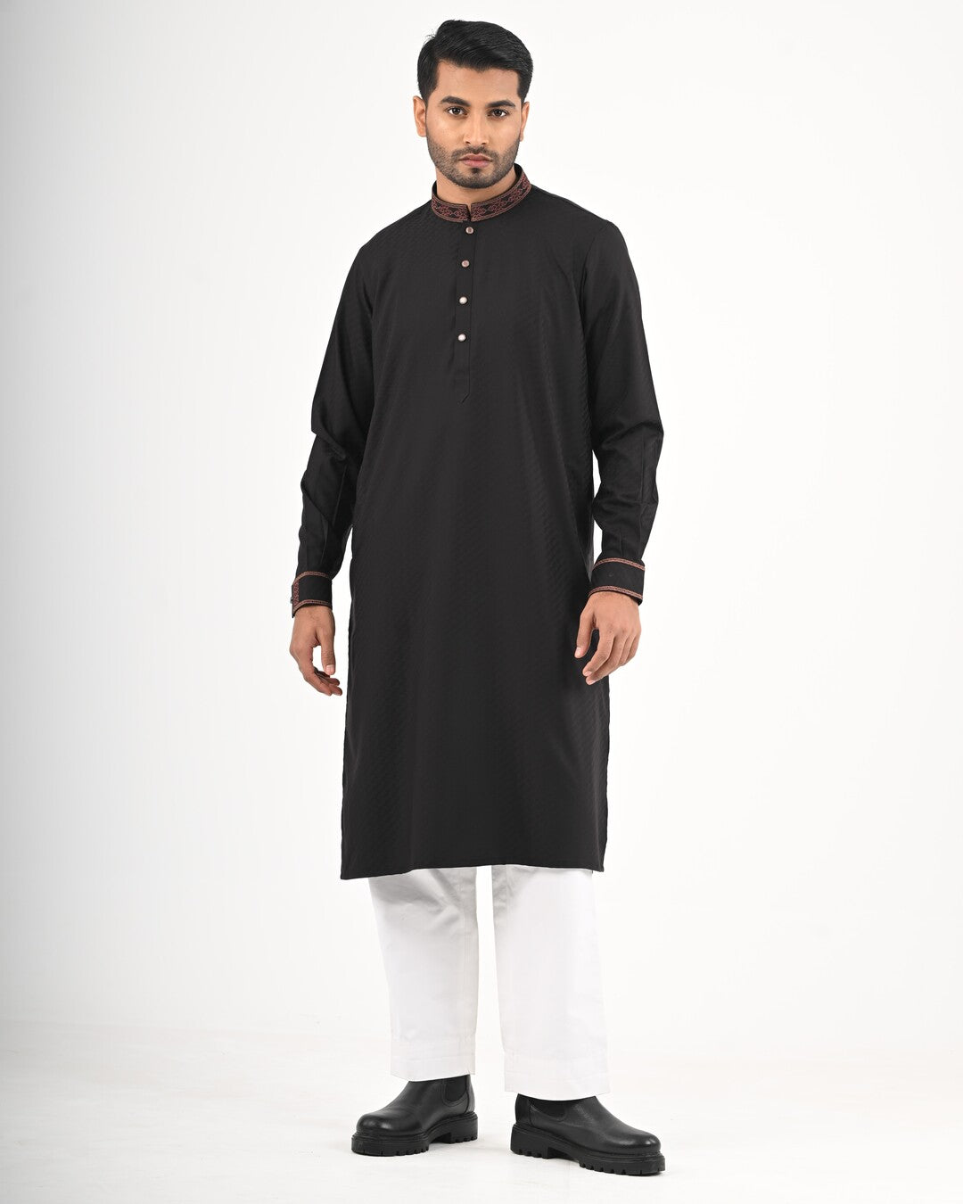 Luxury Panjabi - Black