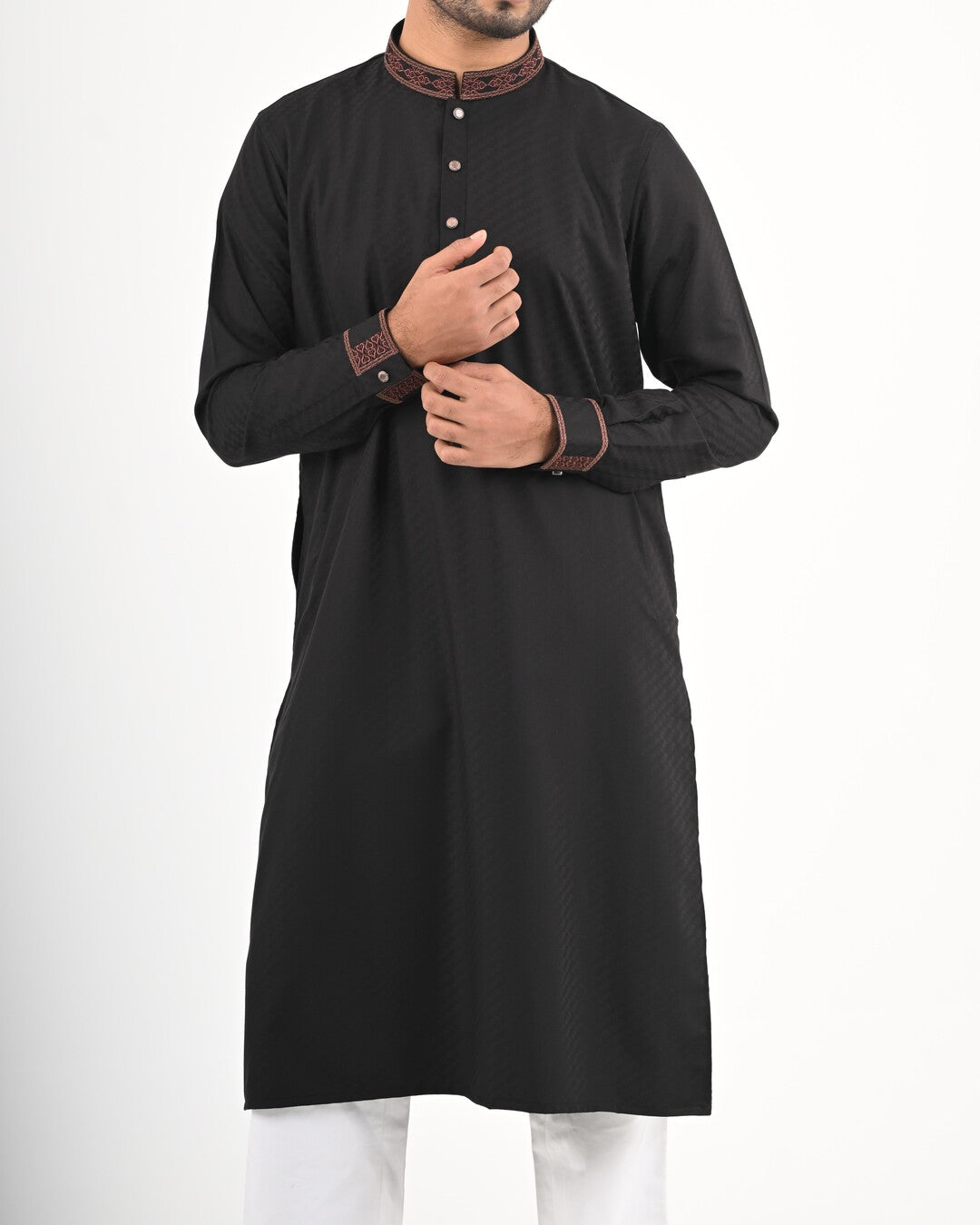 Luxury Panjabi - Black