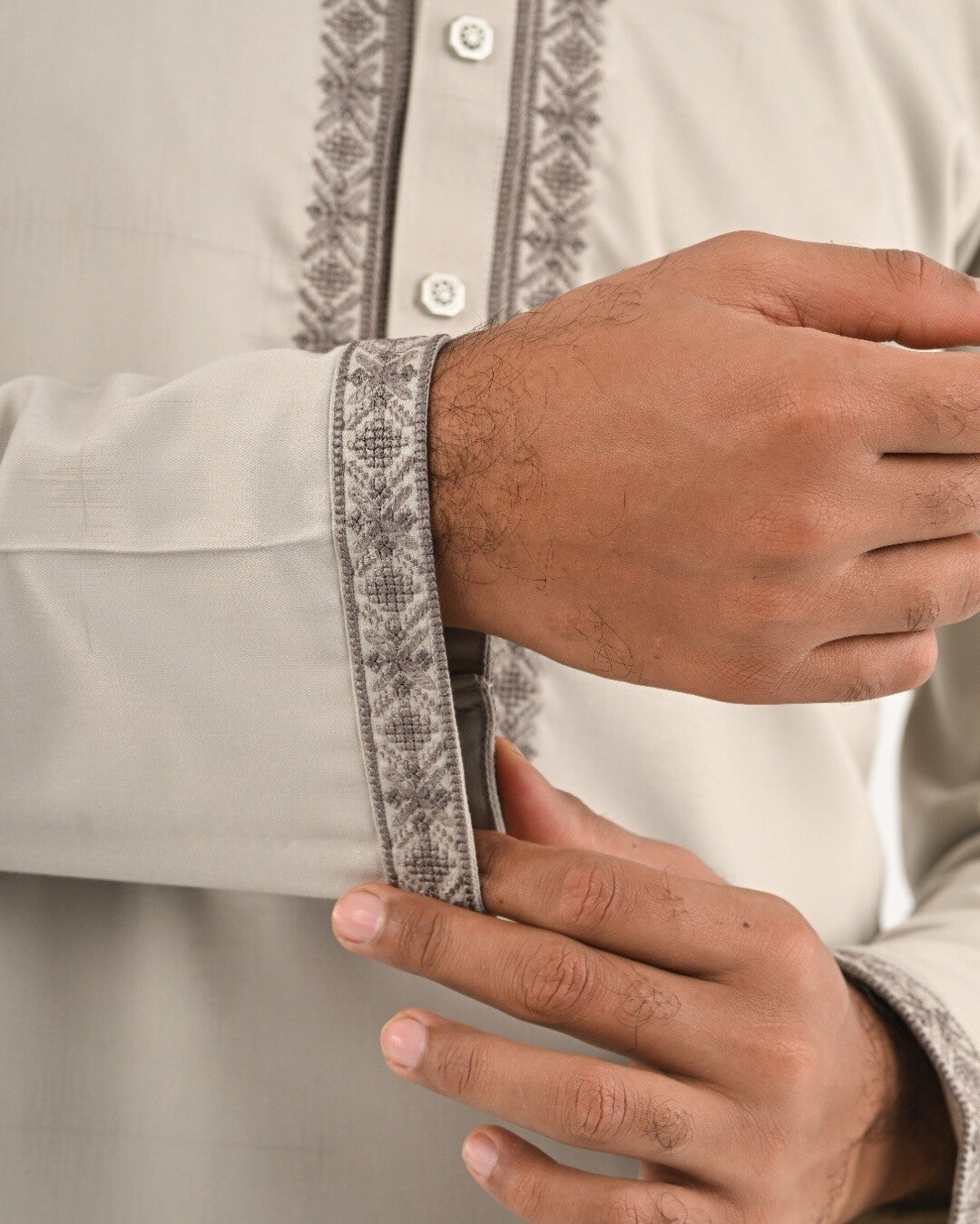 Signature Panjabi - Off White